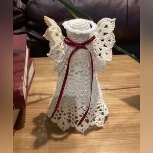 Vintage Handmade Tatting Angel